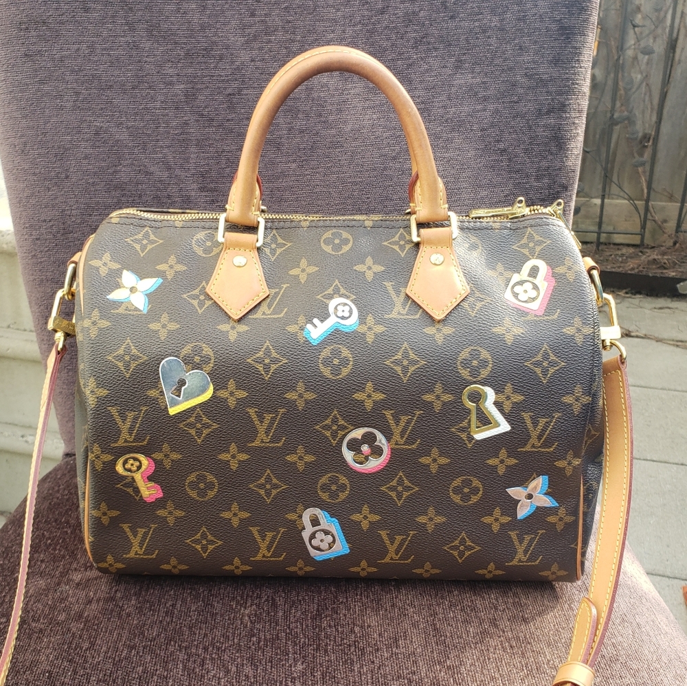 Louis Vuitton Love Lock Speedy Boundalier 30